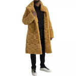 Bottega Veneta Yellow Wool Long Teddy Coat Jacket JKT4062-46