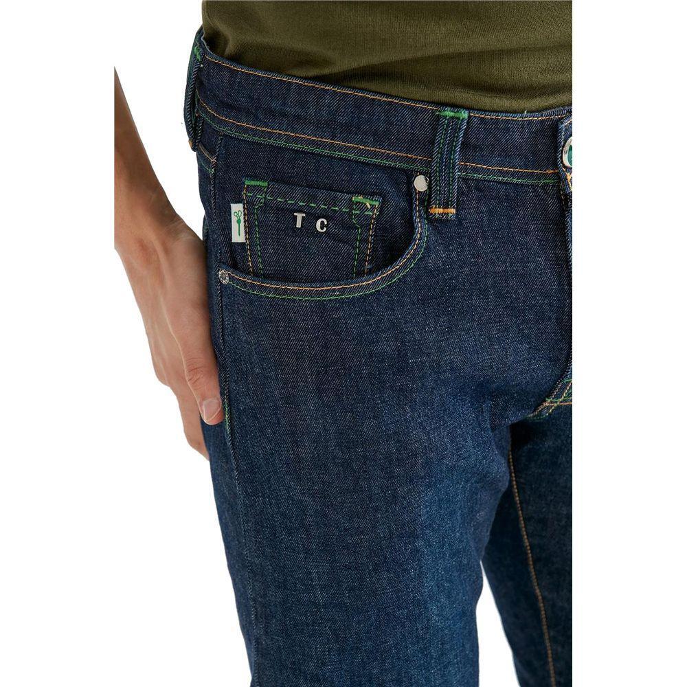 Tramarossa Blue Cotton Jeans & Pant TR-14415-W32