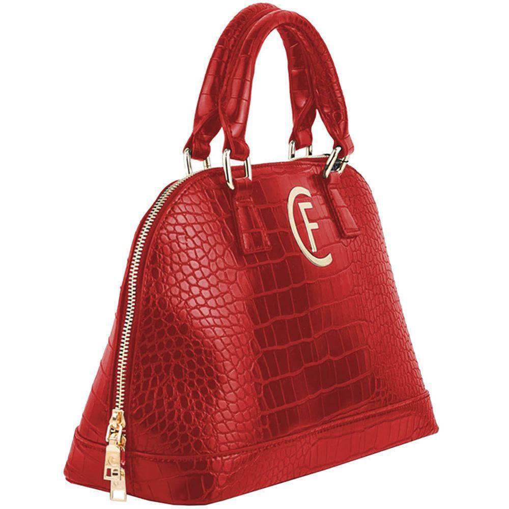 CRISTINAEFFE Red Polyethylene Handbag CREF-14433