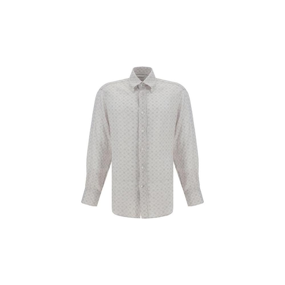 Brunello Cucinelli Linen Shirt BR-MM6901716C008-XL