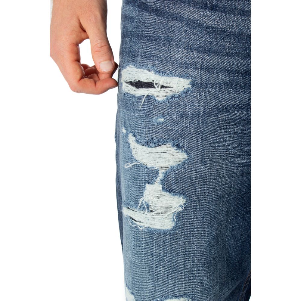 Only & Sons Blue Cotton Slim Fit Jeans