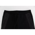 Dolce & Gabbana Black Gray Wool Casual Trousers Stripe Pants SIG30697-54