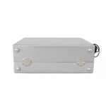 Dolce & Gabbana Silver Retro Radio Boombox Limited Edition Handmade Wood Bag VAS15485