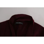 Dolce & Gabbana Bordeaux Cashmere Crown Cardigan Sweater TSH4034-48
