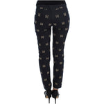 Dolce & Gabbana Blue Key Embroidered Slim Fit KATE Jeans SIG17259-5