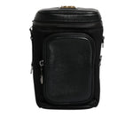 Dolce & Gabbana Black Leather Logo Purse Crossbody Camera Bag