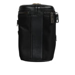 Dolce & Gabbana Black Leather Logo Purse Crossbody Camera Bag