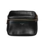 Dolce & Gabbana Black Calfskin Leather Gothic Messenger Bag