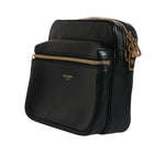 Dolce & Gabbana Black Calfskin Leather Gothic Messenger Bag