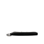 Dolce & Gabbana Black Nylon Logo Plaque Keyring Pouch Clutch Bag