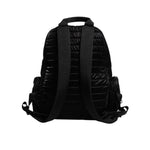Dolce & Gabbana Black Nylon Logo Plaque Travel School Backpack Bag