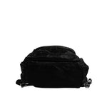 Dolce & Gabbana Black Nylon Logo Plaque Travel School Backpack Bag