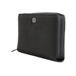Dolce & Gabbana Dark Gray Leather DG Logo Zip Around Continental Wallet BAG4259