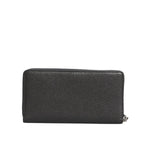 Dolce & Gabbana Dark Gray Leather DG Logo Zip Around Continental Wallet BAG4259
