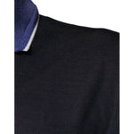 Dolce & Gabbana Blue Silk Collared Short Sleeves Polo T-shirt TSH86706-50