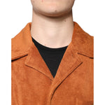 Dolce & Gabbana Hazel Cotton Velvet Button Down Collared Shirt TSH87542-38