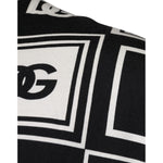 Dolce & Gabbana Black Logo Monogram Cotton Crew Neck T-shirt TSH87679-54