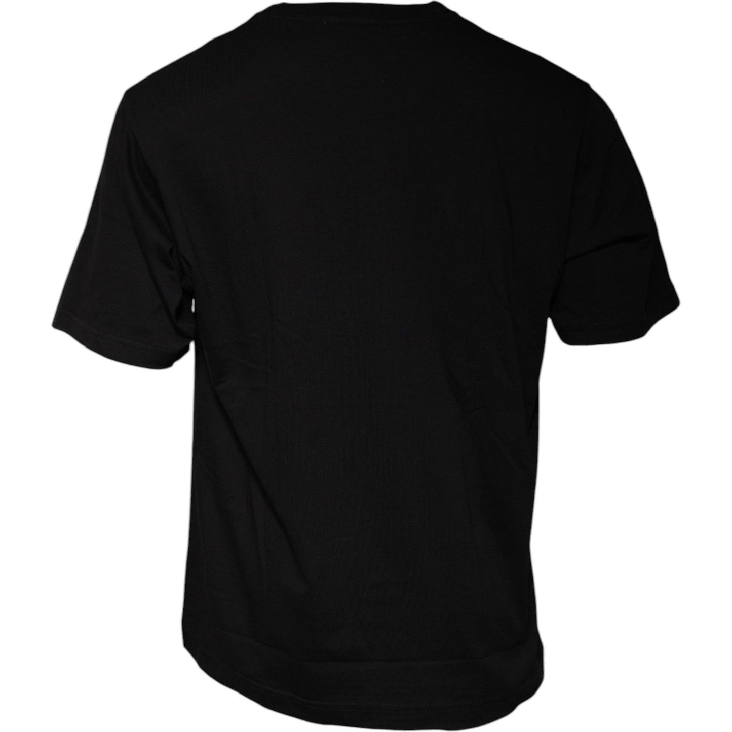 Dolce & Gabbana Black Logo Print Cotton Short Sleeve T-shirt TSH878470-52