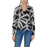 Jacqueline De Yong Black Recycled Polyester Blouse JA-14838900009-IT40|S