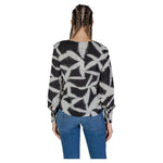 Jacqueline De Yong Black Recycled Polyester Blouse JA-14838900009-IT40|S