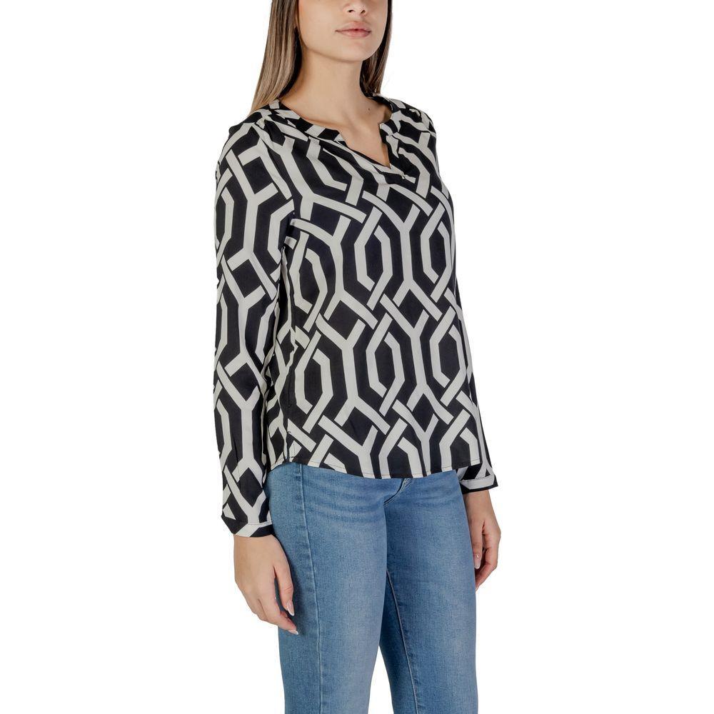 Street One Black Viscose Shirt ST-15764800009-34 | XXS