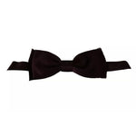 Dolce & Gabbana Bordeaux Red Silk Solid Classic Bowtie