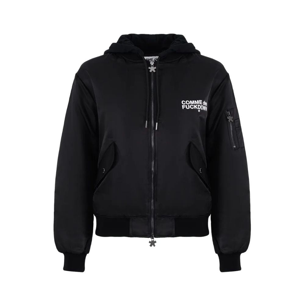 Comme Des Fuckdown Black Nylon Jackets & Coat CO-14502-L
