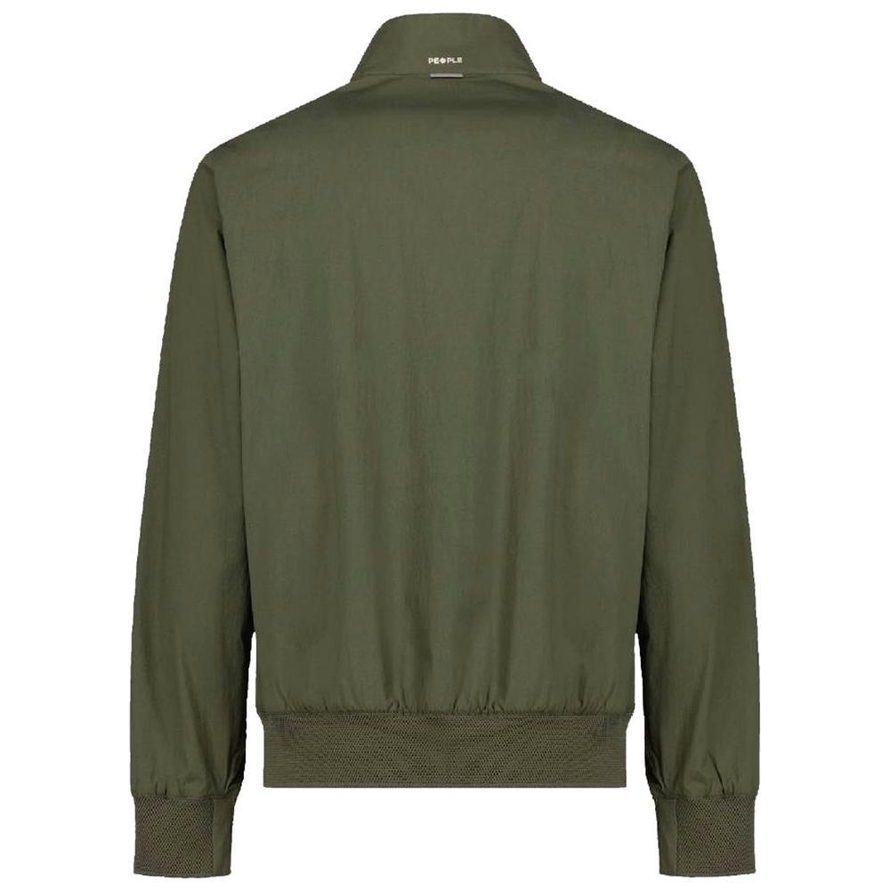 People Of Shibuya Green Cotton Jacket PE-14509-IT46 | S