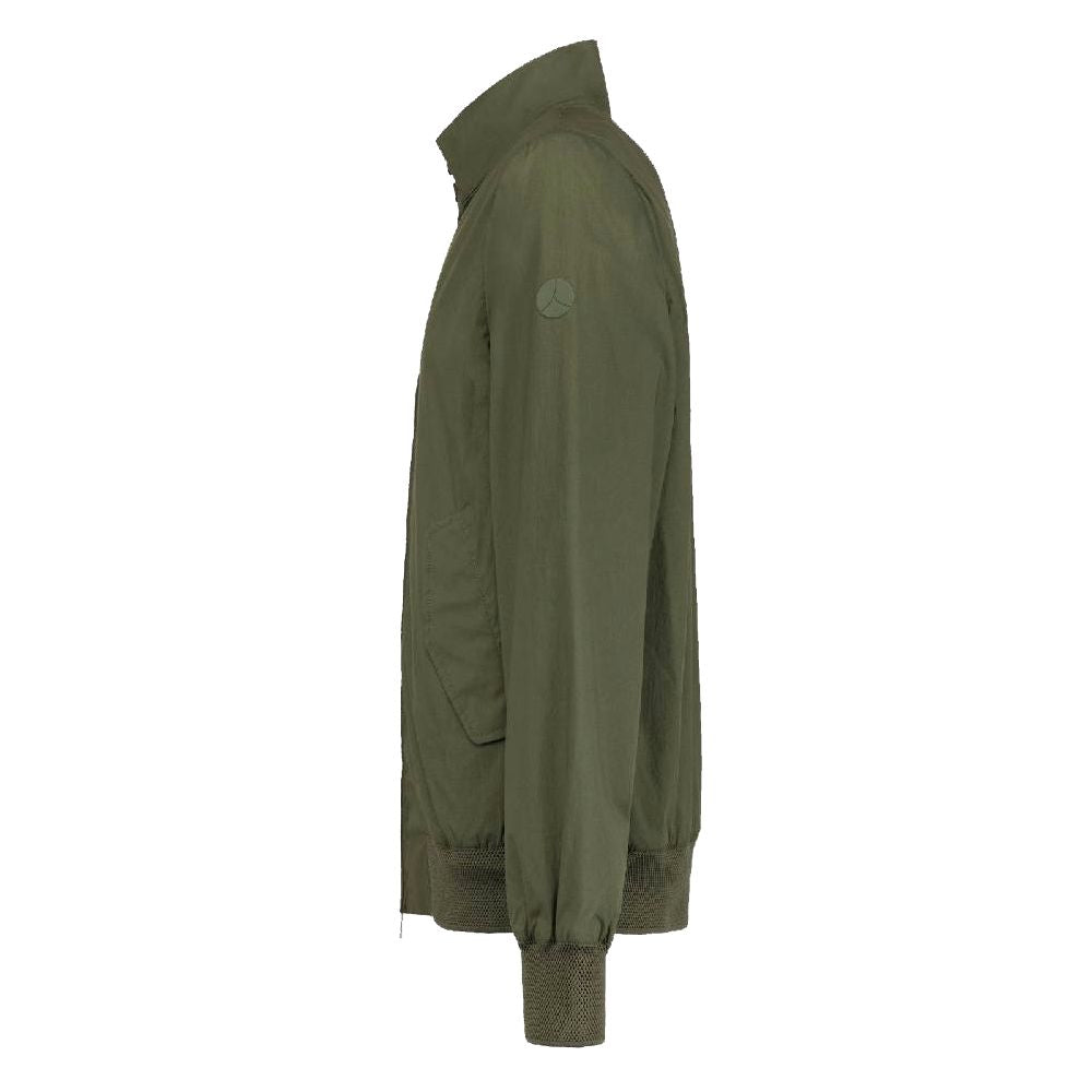 People Of Shibuya Green Cotton Jacket PE-14509-IT46 | S