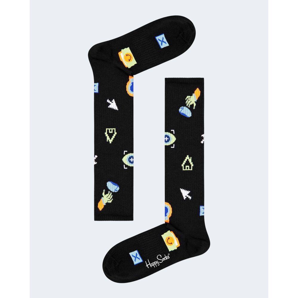 Happy Socks Black Cotton Sock HA-7675300009-36-40