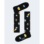 Happy Socks Black Cotton Sock HA-7675300009-36-40