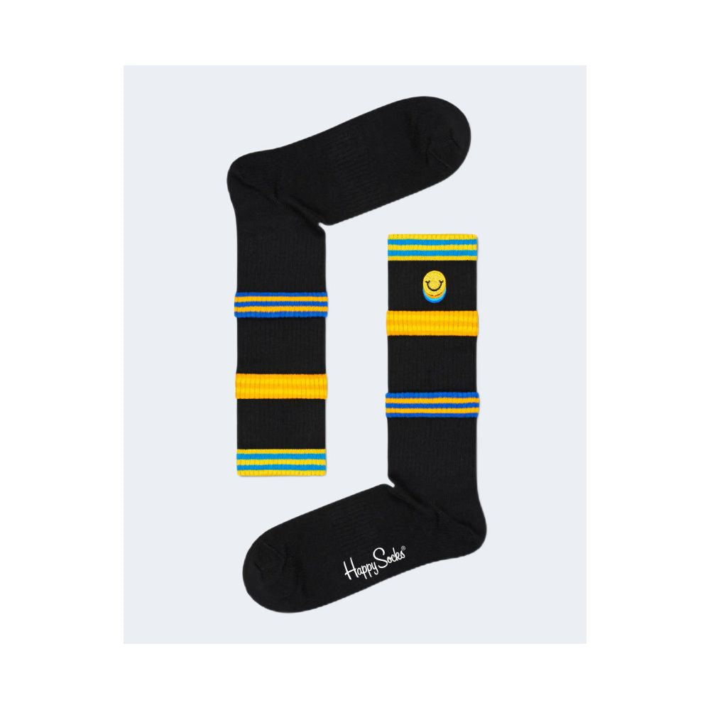 Happy Socks Black Cotton Sock HA-8995400009-36-40
