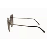 Dolce & Gabbana DG2212 Black Silver Oval Metal Frame Lace Logo Sunglasses GLA1035