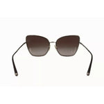 Dolce & Gabbana DG2212 Black Silver Oval Metal Frame Lace Logo Sunglasses GLA1035