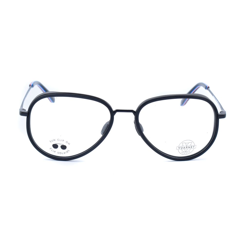 Vuarnet Black Stainless Steel Glasses (Frames)