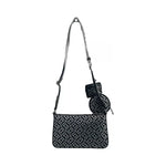 Michael Kors Crossbody Tech Attachment Bag Purse Black 84100