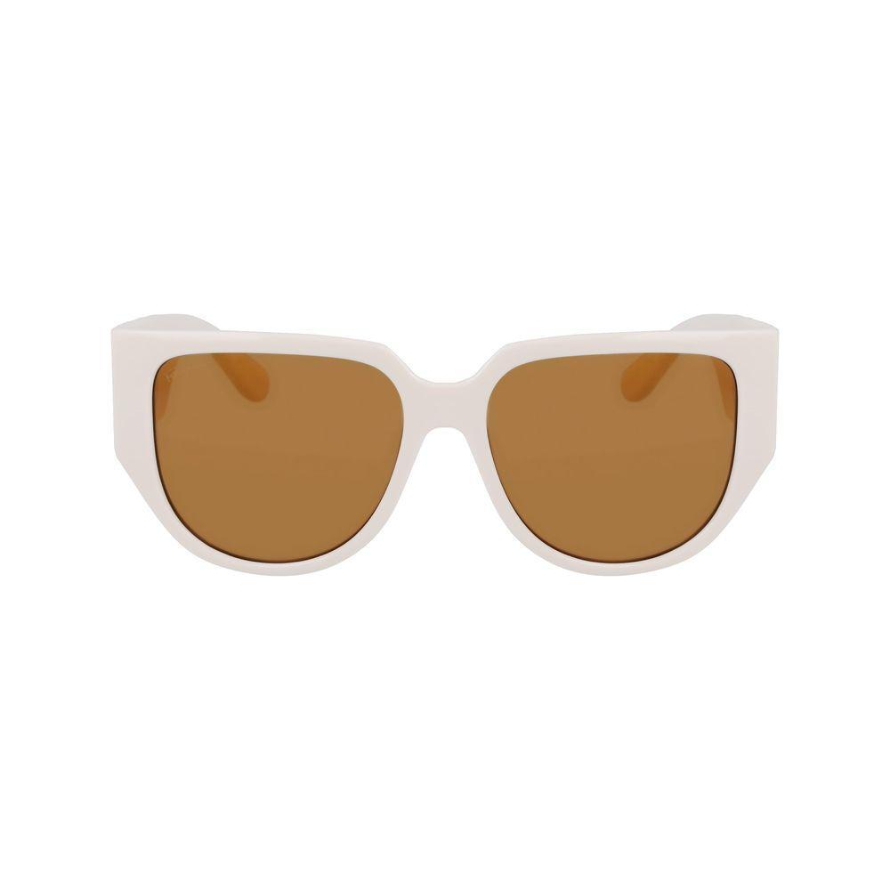 Ferragamo White Bio Injected Sunglasses FESF1088SE103AC