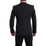 Dolce & Gabbana Black Wool Single Breasted MARTINI Blazerclothing JKT3689-48