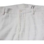 Dolce & Gabbana White Cotton Tapered Formal Dress Pants PAN75824-48