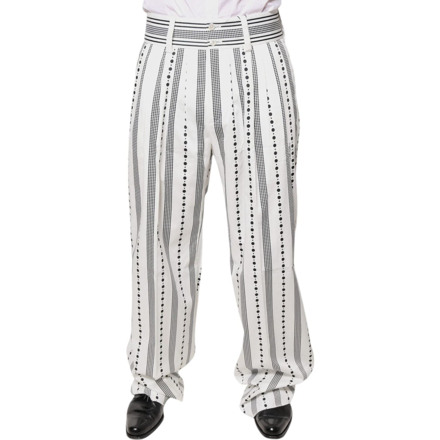 Dolce & Gabbana White Straight Formal Dress Pants PAN75842-50