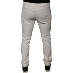 Dolce & Gabbana White Cotton Skinny Denim Jeans PAN75853-50