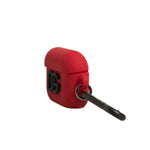 Dolce & Gabbana Red Silicone Rubber Logo Embossed Airpods Case