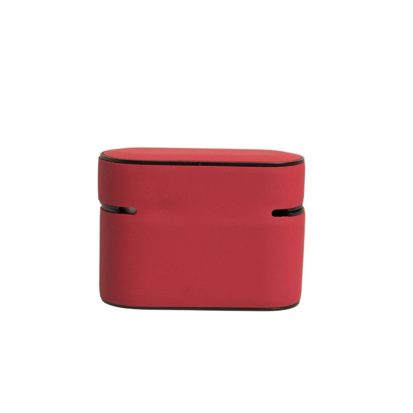 Dolce & Gabbana Red PVC Embossed Logo Plaque Holder Airpods Case
