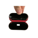 Dolce & Gabbana Red PVC Embossed Logo Plaque Holder Airpods Case