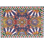 Dolce & Gabbana Multicolor Carretto Siciliano Envelope Post Card Holder SMY10585