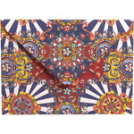 Dolce & Gabbana Multicolor Carretto Siciliano Envelope Post Card Holder SMY10585