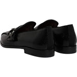 Dolce & Gabbana Black Exotic Leather DG Logo Loafers Formal Dress Shoes MV6790-42