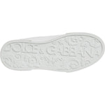 Dolce & Gabbana White Leather Low Top Lace Up Sneakers Shoes MV6738-40