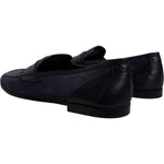 Dolce & Gabbana Blue Suede Leather Shoes Loafer Moccasin Shoes MV6747-43
