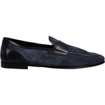 Dolce & Gabbana Blue Suede Leather Shoes Loafer Moccasin Shoes MV6747-43